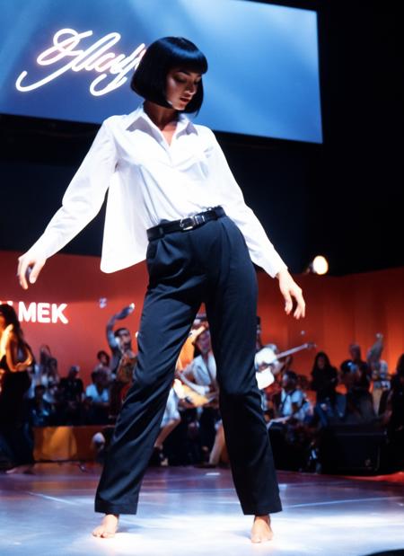 02121-1549514637-epic photo of sexy young woman M14W4114CE  dancing alone on the stage, bobcut, wearing white shirt and black pants, (barefoot_1.png